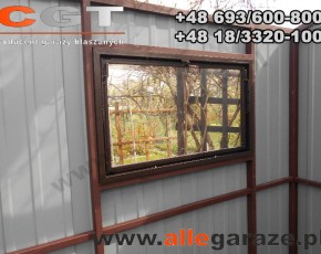 Domek ogrodowy orzech 3x4 dwuspadowy